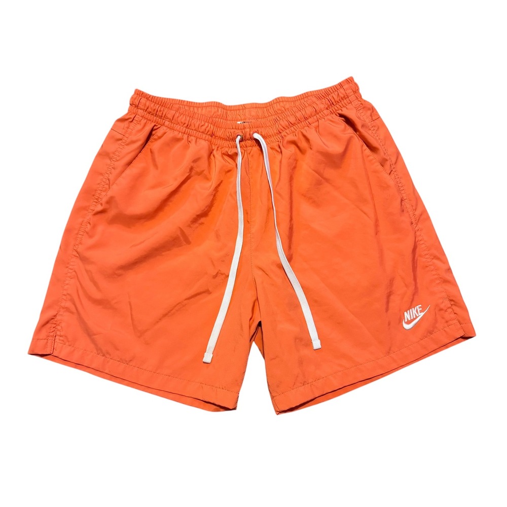 Nike Sportswear Woven Flow Shorts Orange AR2382-814 Mens Large